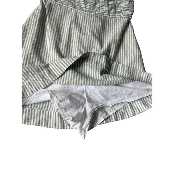 Abercrombie & Fitch Emerson Linen Blend Skort Romper size L Tall - Picture 5 of 11